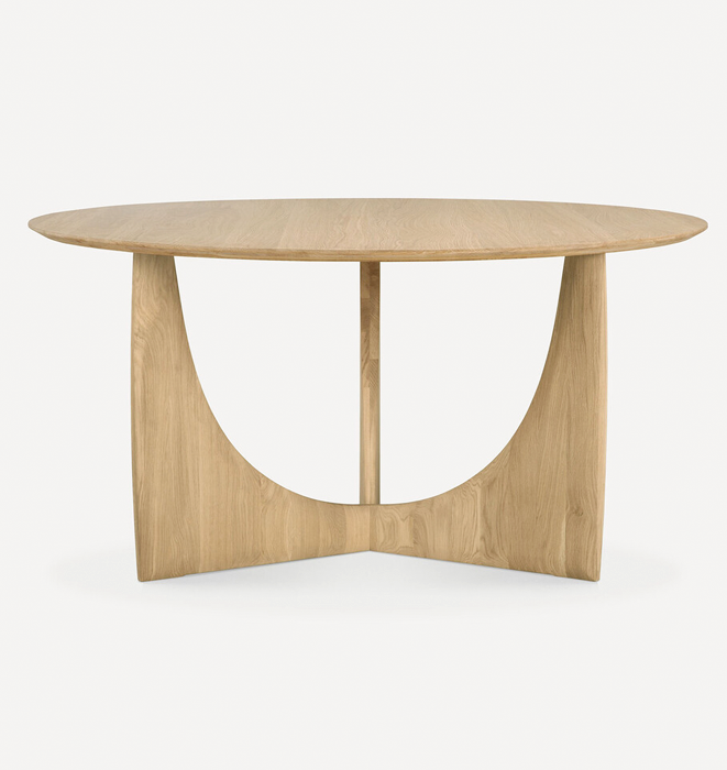 Ethnicraft Geometric Dining Table - Oak Round