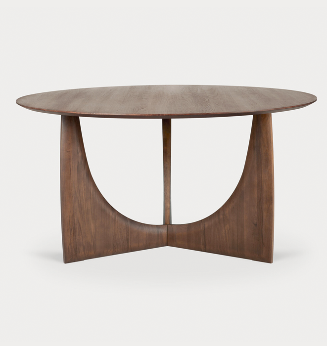 Ethnicraft Geometric Dining Table - Teak Round